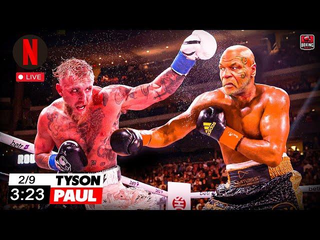 Jake Paul VS Mike Tyson FULL FIGHT HIGHLIGHTS KNOCKOUT 2024!