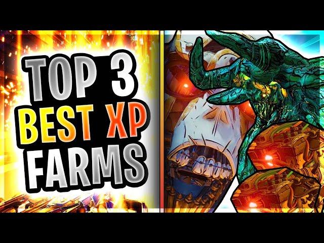 Borderlands 3 │Top 3 BEST XP FARMS! (Farming Guide)