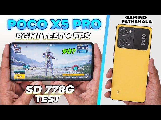 All New POCO X5 Pro 5G PUBG Test With FPS Meter  SD778G 