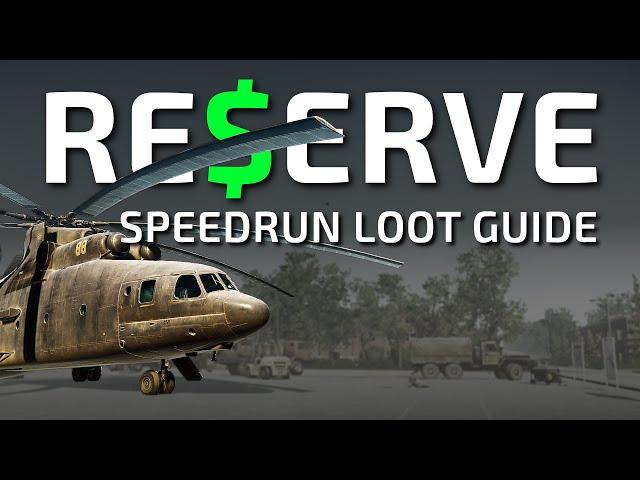 Making Money On Reserve FAST! No Red Rebel or Keys Needed | Reserve Loot Guide - Escape From Tarkov