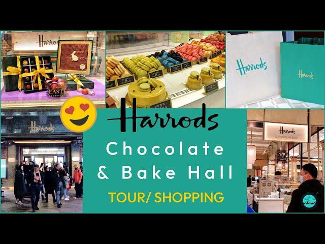 Harrods London Chocolate & Bake Hall tour |Shop inside Harrods Easter, world’s expensive lux store