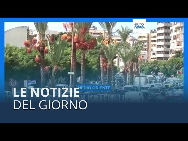 Le notizie del giorno | 25 settembre - Mattino