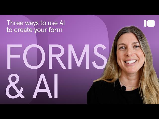 3 ways to use AI to create a form | Typeform Tips