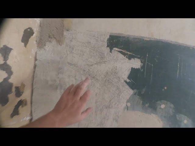 11. PVA and cement mix. Adhesive homemade. How to putty on the paint. Restoration in the old house.