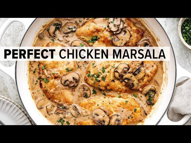 CHICKEN MARSALA | The Perfect Easy Weeknight Dinner Recipe!