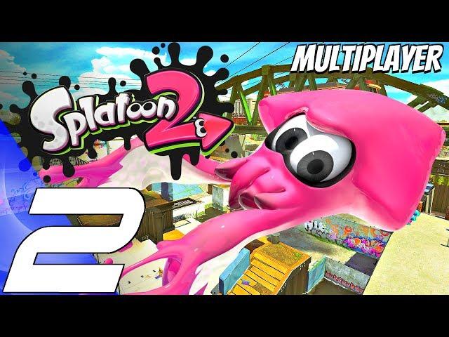 Splatoon 2 - Multiplayer Gameplay Session Part 2 - Ranked Matches (Rainmaker & Splat Zones)