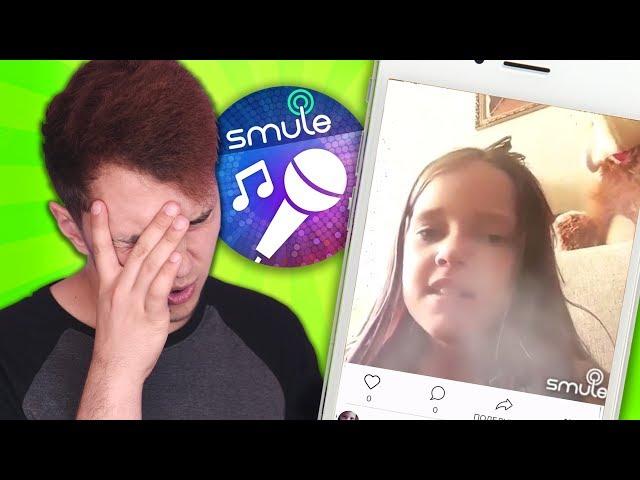 SMULE  ЧТО ОНИ ТВОРЯТ!?  РЕАКЦИЯ НА ВИДЕО с МОБИЛЬНОГО ПРИЛОЖЕНИЯ (КАРАОКЕ) СМУЛЕ