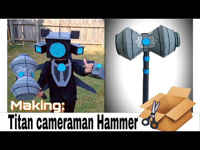 How to make Titan cameraman hammer weapon #titancameraman  #skibiditoilet