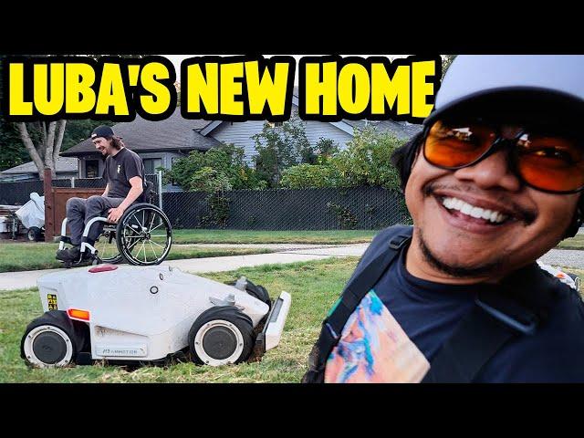 WE GAVE OUR ROBOTIC LAWN MOWER AWAY 