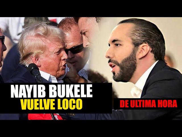 ¡DE ULTIMA HORA!NAYIB BUKELE LE HABLA FUERTEMENTE A DONALD TRUMP ¡NADIE SE LO ESPERABA!