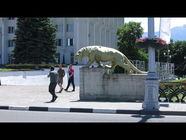 31.05.2022. Северная Осетия. Владикавказ. Чугунный мост. Снежный барс