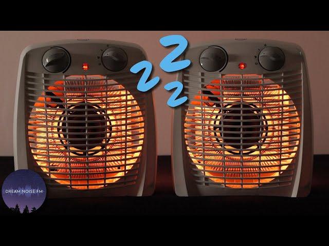 Twin fan heater sound for easy sleep  in binaural stereo 