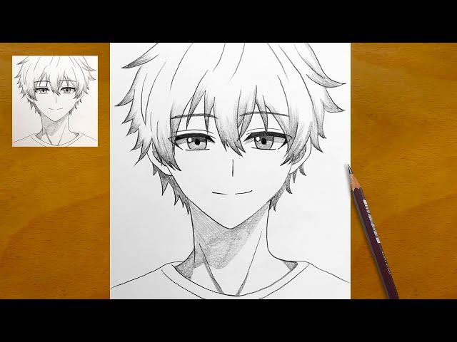 How to Draw Anime Boy Faces | Easy and Inspiring Art Process