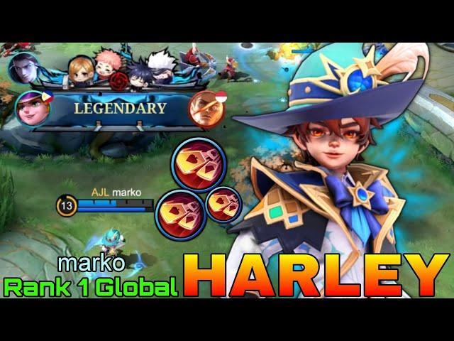 Legendary Harley Deadly Jungler - Top 1 Global Harley by marko - Mobile Legends