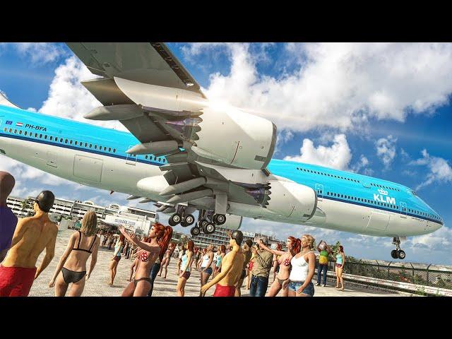 (4K) MSFS 2022: EXTREME GRAPHICS Flight to St Maarten! Lowest Landing Ever!