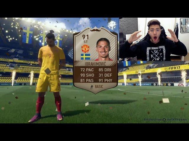 FIFA 17 OMFG! IBRAHIMOVIC 91 MOVEMBER 3x WALKOUT IM PACK OPENING  !!! - Wakez