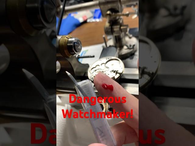 Dangerous Watchmaker! #watch