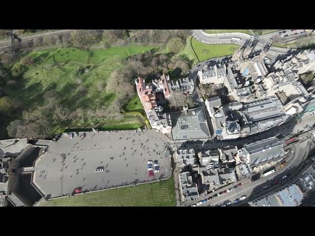 DJI Mavic Air 2. 500 Metre Altitude Test above Edinburgh Castle