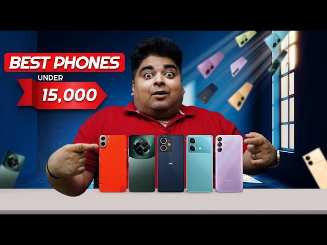 Best Smartphones Under ₹15,000 With Amoled | AUGUST 2024 | OMGUnbeatable Value