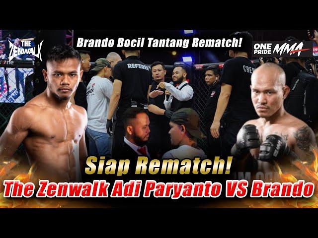 Bocil Rusuh! The Zenwalk Adi Paryanto VS Brando Mamana SIAP REMATCH! Di One Pride MMA