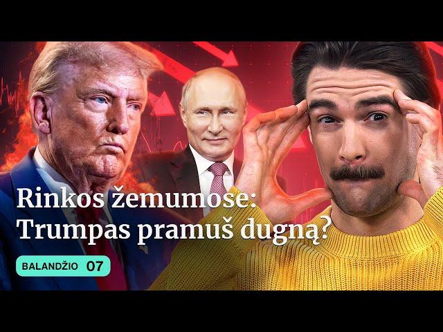 TRUMPAS MUŠ DUGNĄ? | KUNIGAS ŠOKIRAVO | PUTINAS NORI PALIAUBŲ, bet | AKCIJŲ RINKA | Tiek žinių