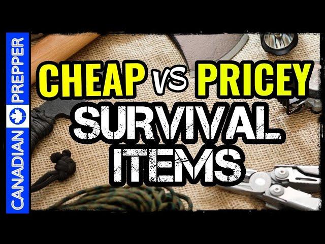 Cheap VS Expensive Prepping Gear (New 2021)