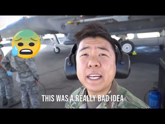 A day in the life of a maintainer in the Air Force | bringing a camera on the flight line!!