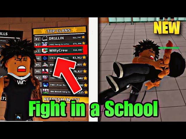 Becoming The Biggest MENACE In Roblox Fight In A School