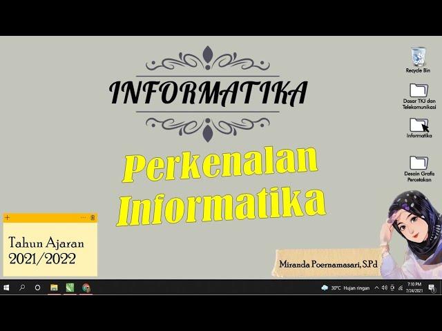 # PENGENALAN INFORMATIKA