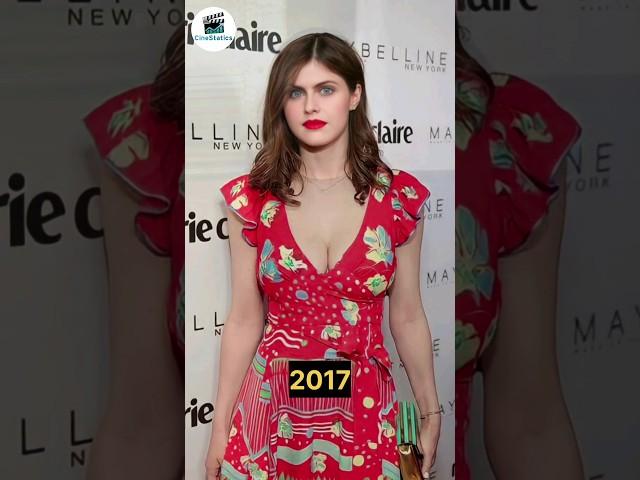 Alexandra Daddario Transformation ⭐ #thenvsnow #alexandradaddario #shorts