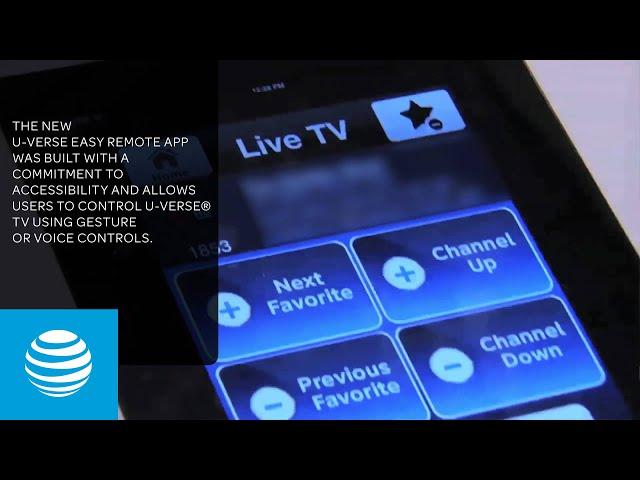 U-verse Easy Remote App - Control Your TV With iPhone or iPad | AT&T