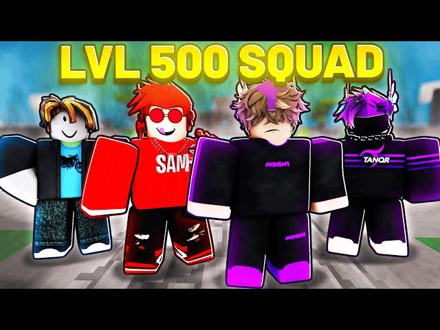 The ULTIMATE Level 500 Squad In Roblox Bedwars..