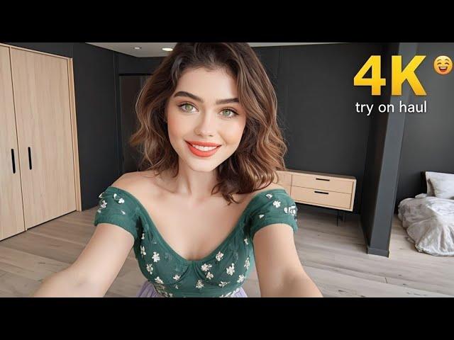 4k Beautiful & Amazing Try On Haul See Everything | Transparent Try On Haul Latest 4k