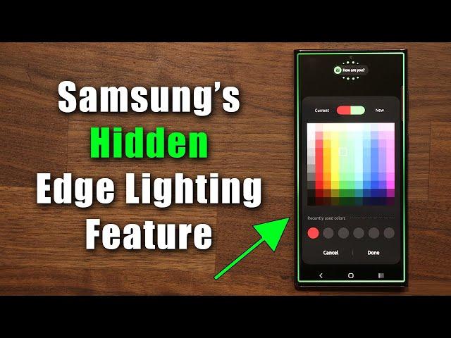 Samsung's Edge Lighting has a Powerful Hidden Feature for All Galaxy Smartphones