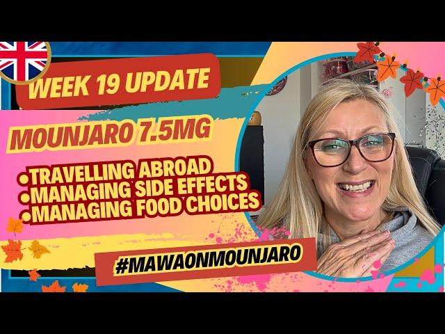 WEEK 19 UPDATE - the challenges of travelling abroad whilst on a GLP1 … my experience #mounjaro