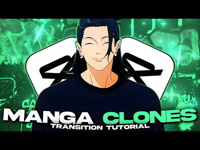 CapCut PC | Manga Clones Transition Tutorial