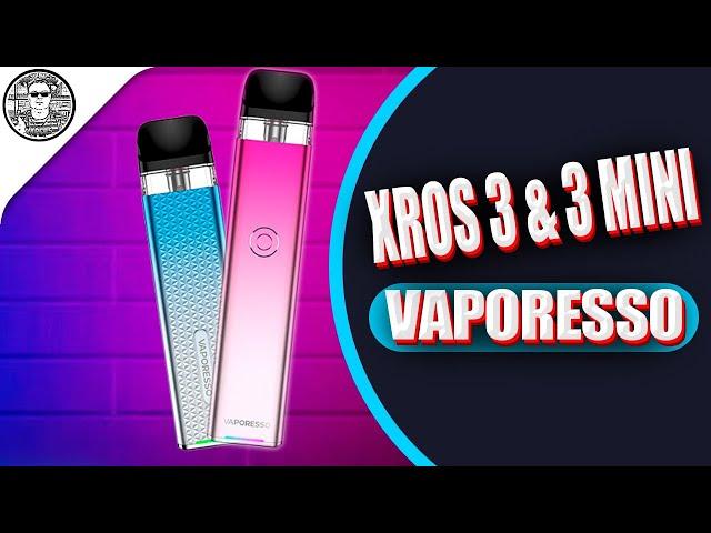 Vaporesso XROS 3 & XROS 3 MINI Дизайнерам респект