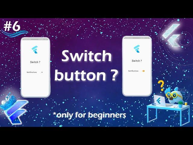 Switch button widget | Flutter switch