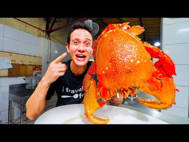 Philippines STREET FOOD Heaven in Zamboanga City!!  Huge Spanner Crab!!