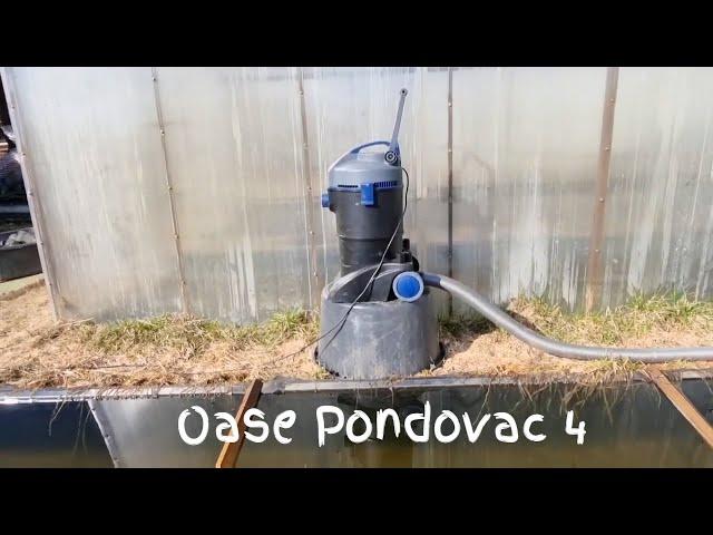 Рекомендуем!!! Пылесос для Вашего водоема Oase Pondovac 4. Тест пылесоса для пруда Oase.