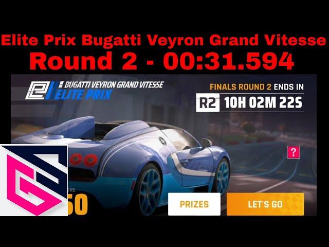 Asphalt 9 - Elite Prix Bugatti Veyron Grand Vitesse - Round 2 - 00:31.594