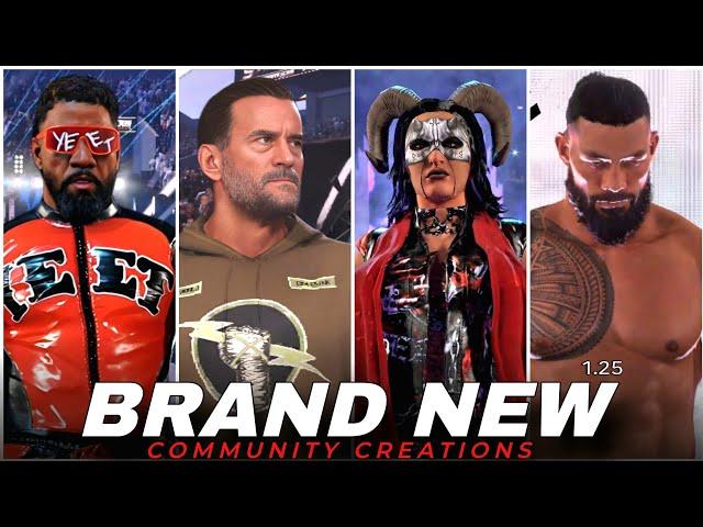 EPIC BRAND NEW WWE2K24 COMMUNITY CREATIONS (PATCH 1.25)