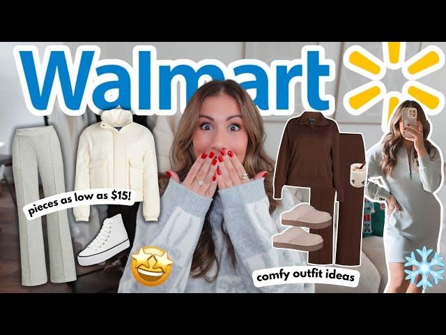 Walmart Clothing Try On Haul | Comfy, Casual Outfits (mom-friendly!) | Walmart Winter Haul ️