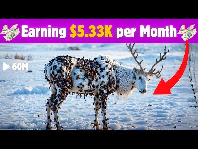 This Faceless AI Channel Made $5.33K in Just 3 Months | AI Animal Rescue Videos