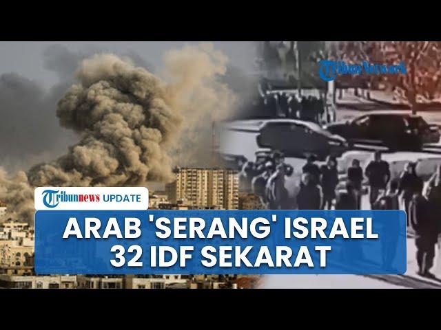 Rangkuman Hamas-Israel: Warga Arab Teror Israel, Kota Terbesar Terbakar, 32 Tentara IDF Sekarat