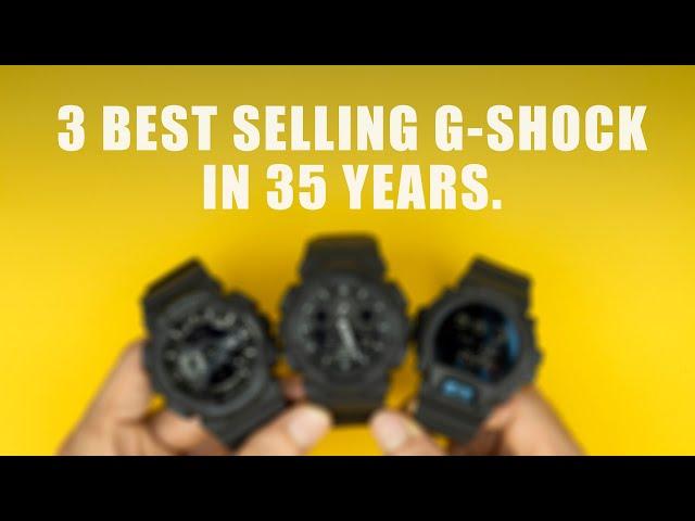 3 BEST SELLING G-SHOCK in 35 YEARS.