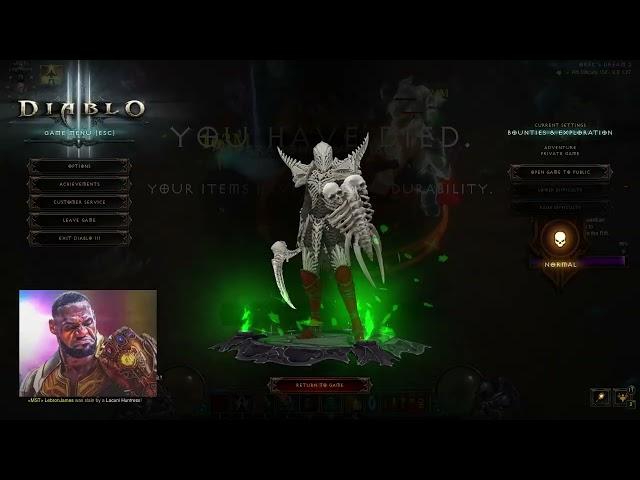 Diablo 3 Season 30 Rathma Necro (strongest build this season) rank 1 world 5:59 min