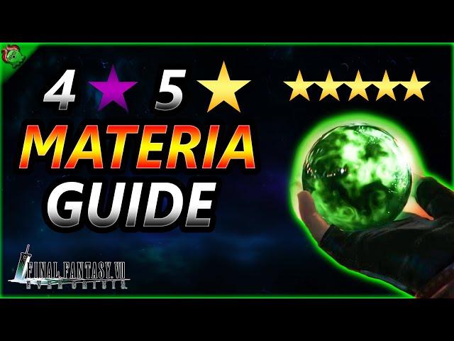 Advance Materia Guide For 4 & 5 Star ~ Final Fantasy 7 Ever Crisis