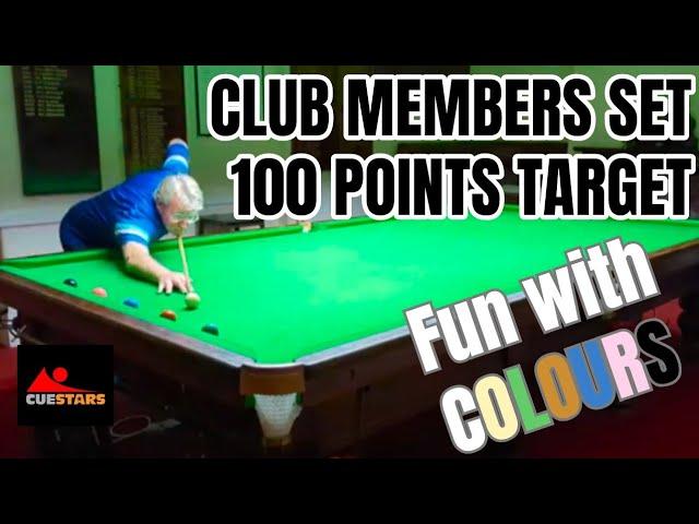 CLUB MEMBERS SET TARGET  - Watch to see if the Cuestars Academy 100 points challenge is achieved. 