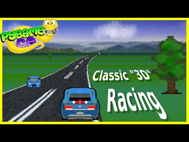 (Fake) 3D Racing Game in Pygame - Python Gamedev Tutorial